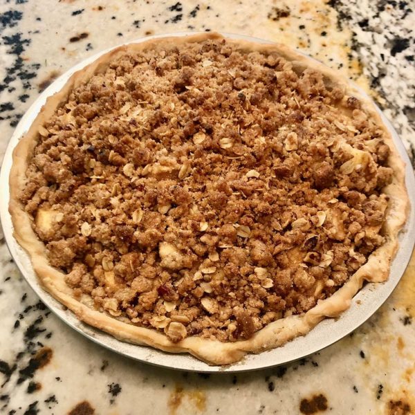 Apple Streusel Pie